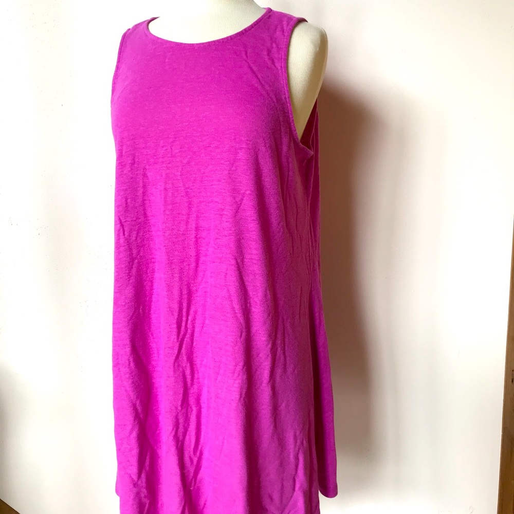 Woman’s linen/poly pink dress, Size XL, Old Navy